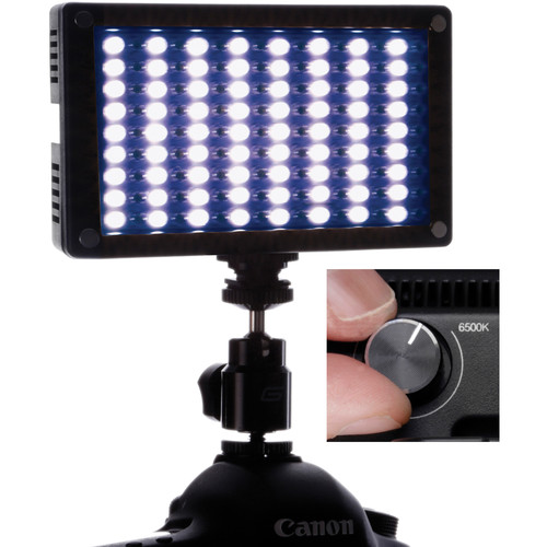 LED-6200T פנס למצלמה 144 לדים גוון תאורה משתנה מבית Genaray 